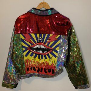 Sequin/ Denim Jacket
